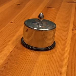 VINTAGE CHROME STAMP DISPENSER MID CENTURY K & McD INC. PATENTED